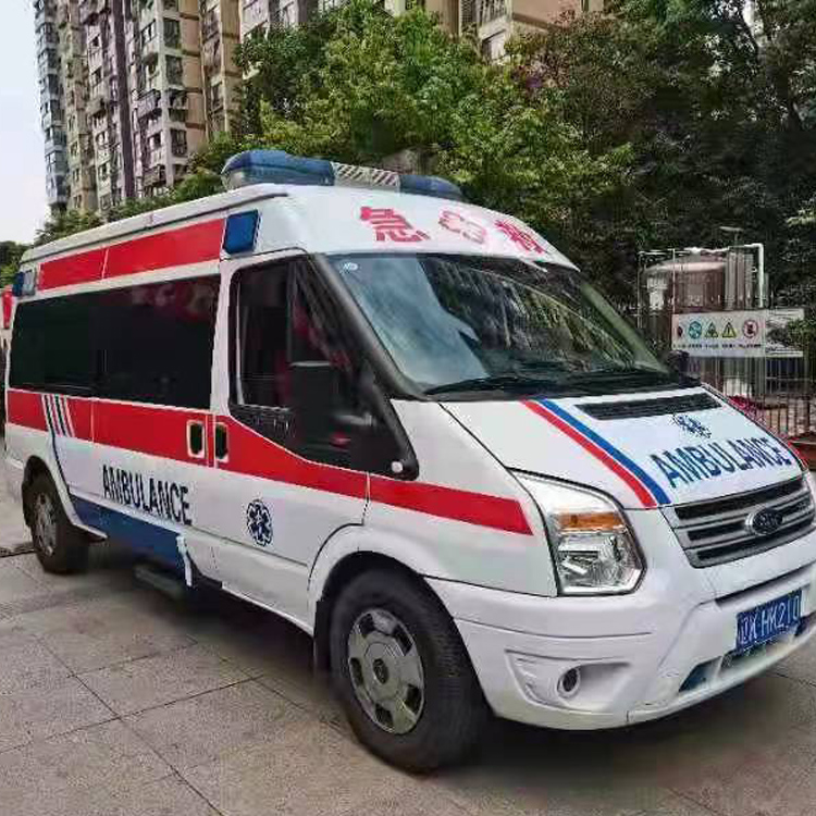 张家口长途救护车护送病人返乡